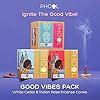 PHOOL LUXURY INCENSE Good Vibes Pack Of 80 Natural Dhoop Cones | Indian ...