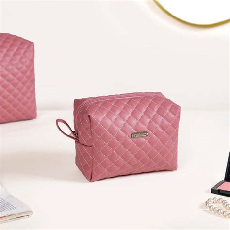 Pink Multipurpose Toiletry Bags Set Of 3 Online - Premium Vanity Pouch ...