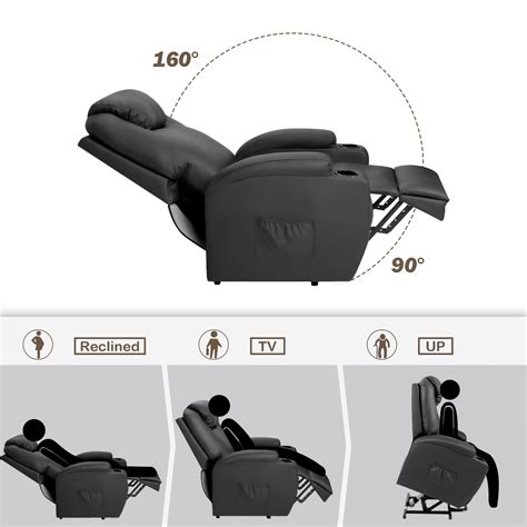 Buy Homall Power Lift Recliner Chair PU Leather for Elderly with ...