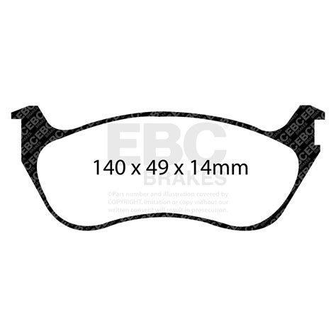 High Friction Brake Pads EBC Greenstuff 2000 Series - High Friction ...