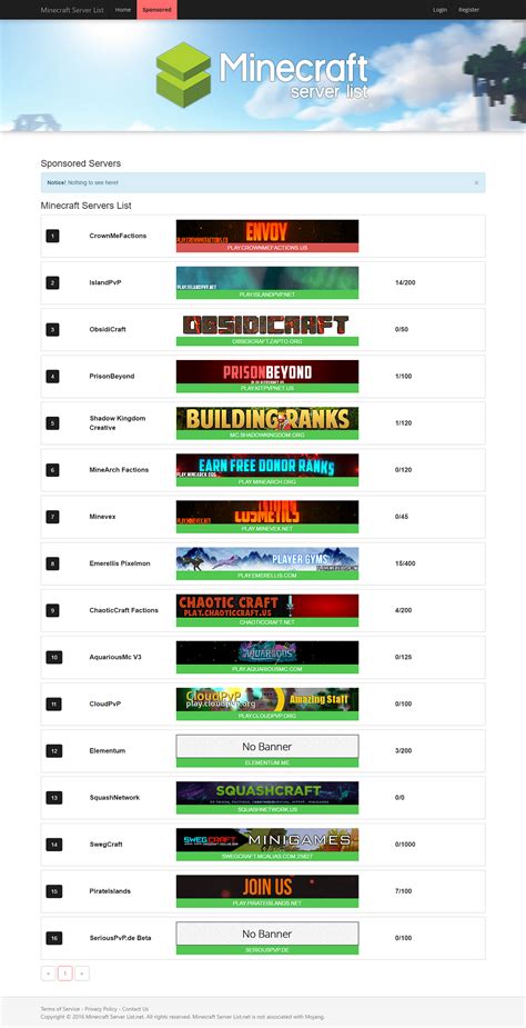 Image result for Minecraft Servers List Java