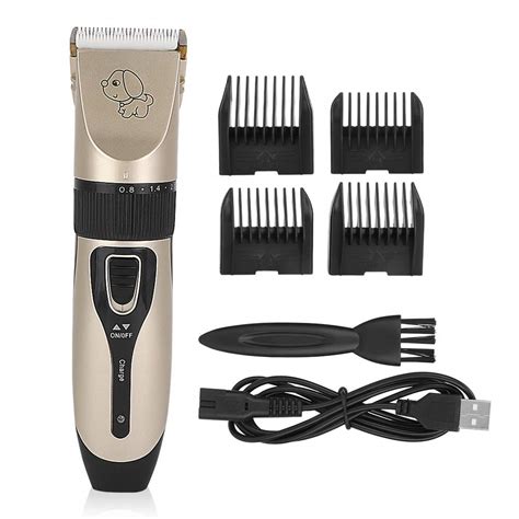 Cat Hair Trimmer -USB Electric Animal Pet Dog Cat Hair Trimmer Shaver ...