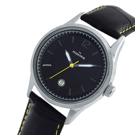 Maxima ATTIVO Men Black Dial Analogue Watch - 58505LMGI