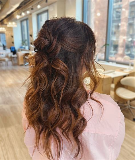 27 Gorgeous Half Up And Half Down Hairstyles | Fabbon