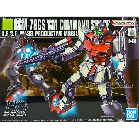 Bandai HG Model Kits - 1/144 GM Command Space Type "Mobile Suit Gundam ...