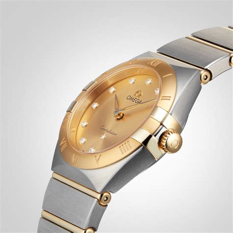 Omega Constellation Manhattan 28mm Ladies Watch O13120286058001 ...