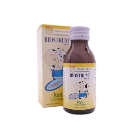 Biostrum Sirup 100 ml - Manfaat, Kandungan, Dosis, dan Efek Samping