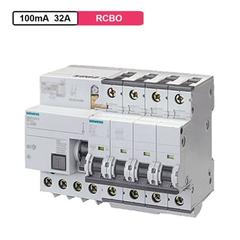 Siemens RCBO 4Pole 10kA 100mA 32A 240/415Vac 50Hz AC | mykit | Buy ...