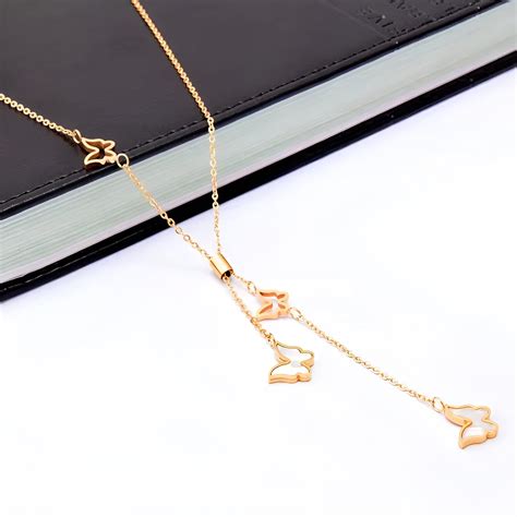 Butterfly Bliss Necklace -18k Gold Plated – Gemstonegala