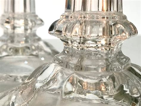 Baccarat crystal candlesticks signed XIXth cent... | Antikeo
