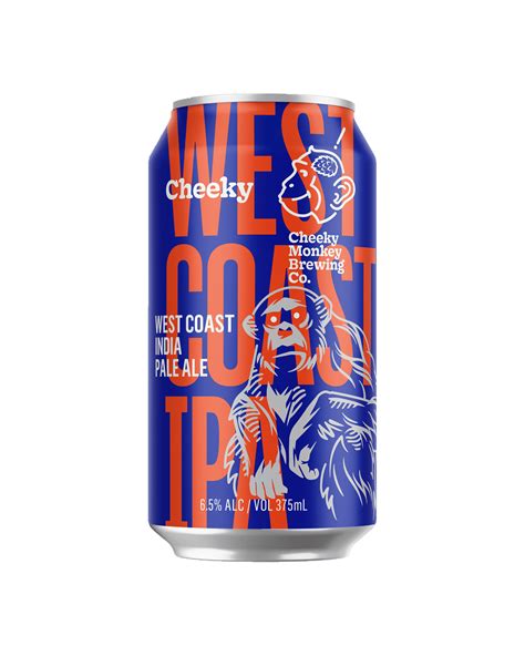 Buy Cheeky Monkey Brewing Co West Coast Ipa Can 375ml Online @Lowest Price