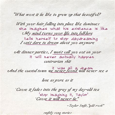 A Golden Opportunity? Full Analysis of Taylor's "gold rush" Meaning ...