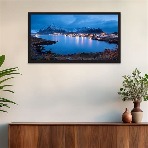 DEKORSTATION Beautiful Landscape in Lofoten Islands in Winter Floating ...