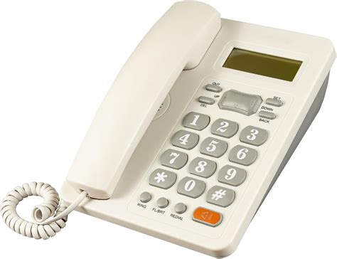 Amazon.com : Corded Telephone Landline Telephone, Dual Interface Wired ...