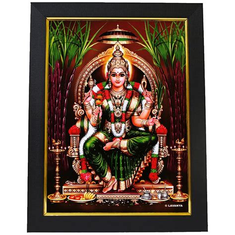 FRAMTASTIC Lalita Tripura Sundari Mata Raja Rajeshwari Photo Frame ...