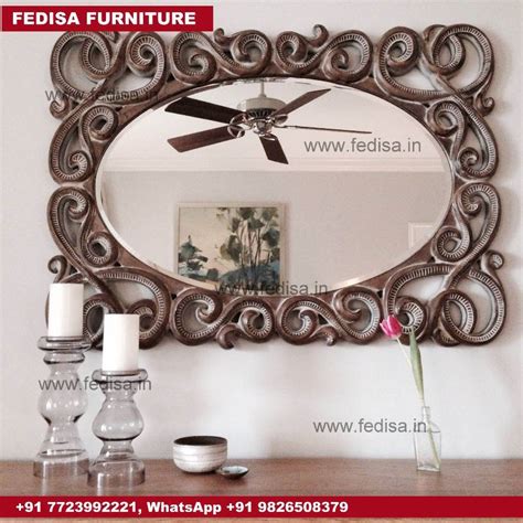 Large Circle Mirror Framed Beveled Mirror Wall Mirrors: Best Designer ...