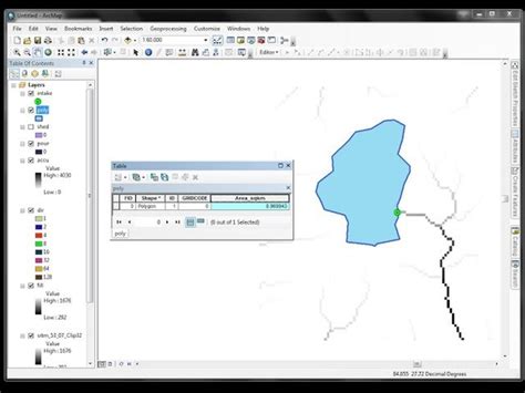 GIS Adding Catchment Area 的图像结果
