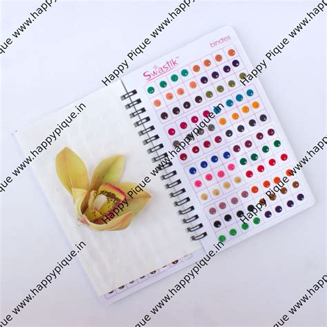 Round Multicolour Single Stone Fancy Velvet Bridal Bindis Sticker Kumk ...