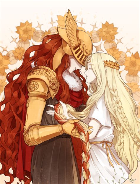 malenia blade of miquella and miquella (elden ring) drawn by donar0217 ...