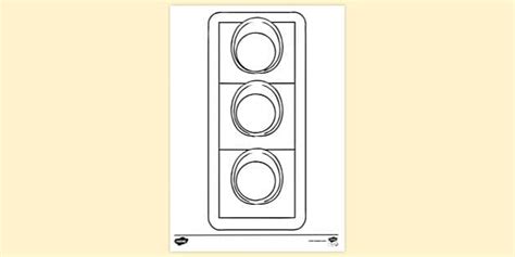 Traffic Lights Colouring Sheet | Colouring Sheets