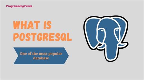 Image result for PostgreSQL DB Tutorial