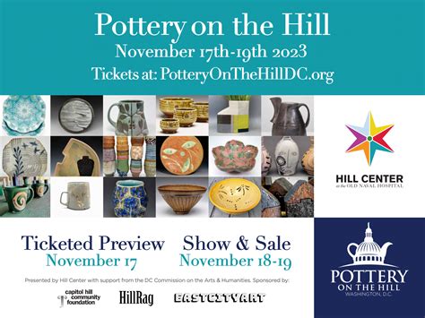 Pottery on the Hill 2023 – Hill Center DC