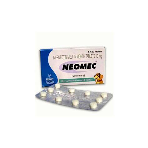 Intas Neomec Tablets 10 Tabs - Pets Friend