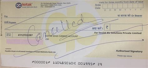 Image result for Signed Cancelled Cheque
