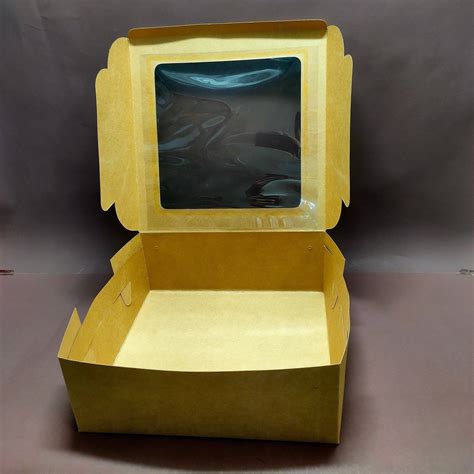 Craft Window Cake box 10*10*4 – Sweetkraft | Baking supplies