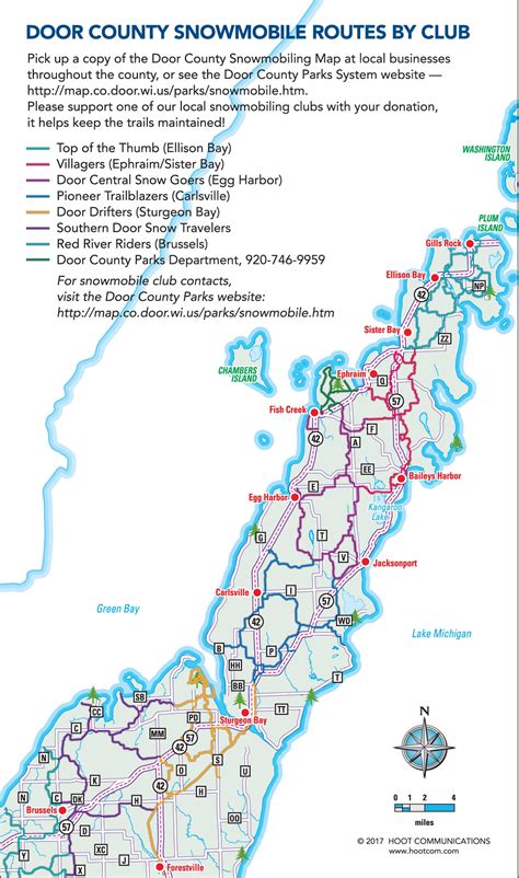 Door County Map Printable Amazon.com: Door County Peninsula Wisconsin