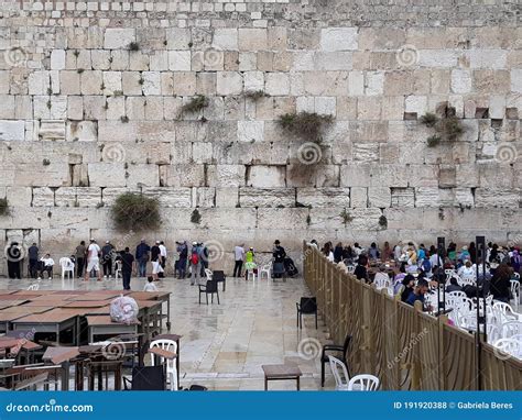 The Western Wall, Wailing Wall at Jerusalem. Editorial Stock Photo - Image of history ...