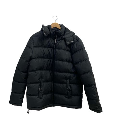 Rivers Mens Black Puffer Jacket. Size L(s)