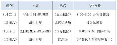 2023新生季|2023级MBA/MPAcc/MEM新生拓展活动通知