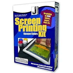 Jacquard Professional Screen Printing Kit | Dazzling Opaque Color ...