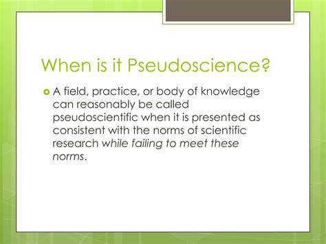 Pseudoscience | PPTX