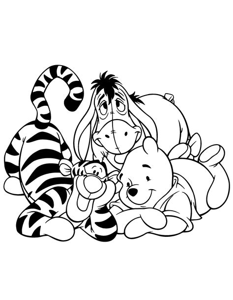Winnie the Pooh Coloring Pages – Printable Coloring Pages. FREE