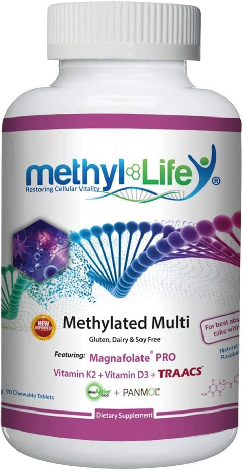 Buy Methyl-Life Methylated Multi-Vitamin for Children and Adults - 30 ...