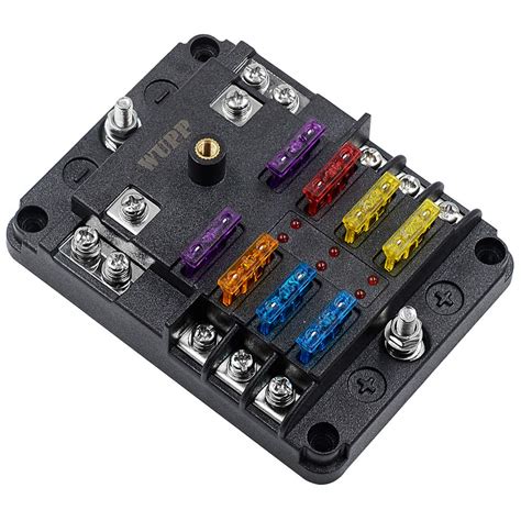 WUPP 12 Volt Fuse Block, Waterproof 6 Way Fuse Box India | Ubuy