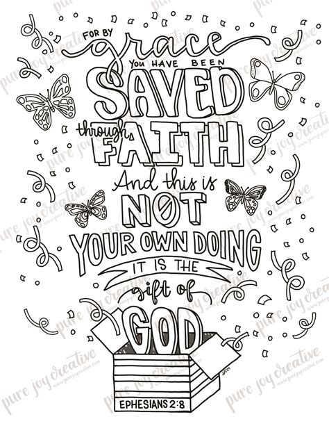 Bible Scriptures Ephesians 2 8 10 Clip Art