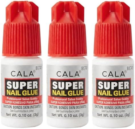 Cala 3 bottles Super nail Glue professional Salon Quality,Quick and ...