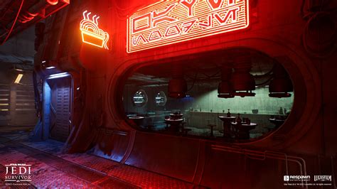 Scott Russell - Coruscant Noodle Bar - Star Wars Jedi: Survivor