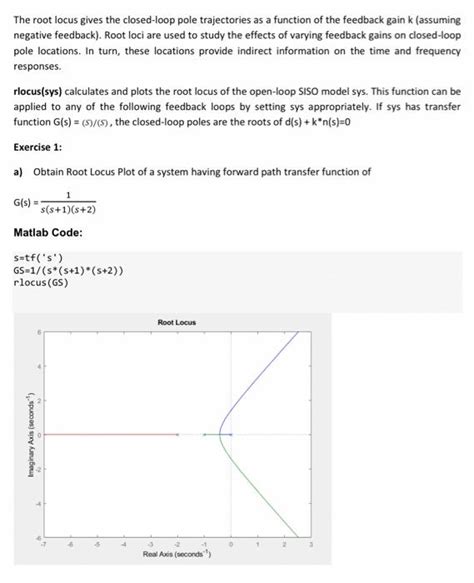 Image result for Open Loop Gain Function in Root Locus