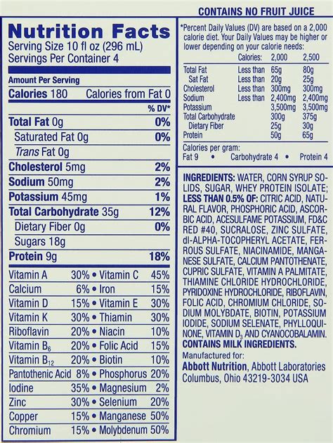 Ensure Clear Nutrition Drink | Mixed Fruit Flavor | 0g Fat, 8g Protein ...