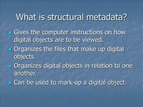 Image result for Data Structure Metadata