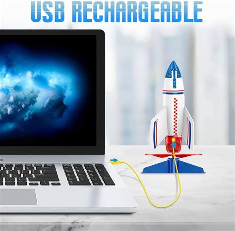 Buy LANHIANGAO Boy Toys Rocket Launcher,Kids Toy Electric Powered Self ...