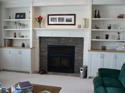 Fabulous Fireplace With Shelves On Both Sides Hidden Wall Storage
