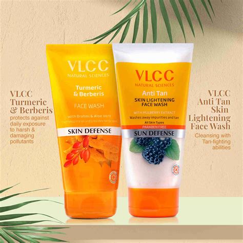 VLCC Turmeric & Berberis & Anti Tan Skin Lightening Face Wash - Price ...
