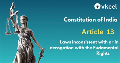Article 13: Laws Inconsistent With Or In Derogation Of The Fundamental ...