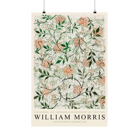 The Jasmine Pattern, William Morris, Archival Reprint Poster, Interior Design Art, Decorative ...