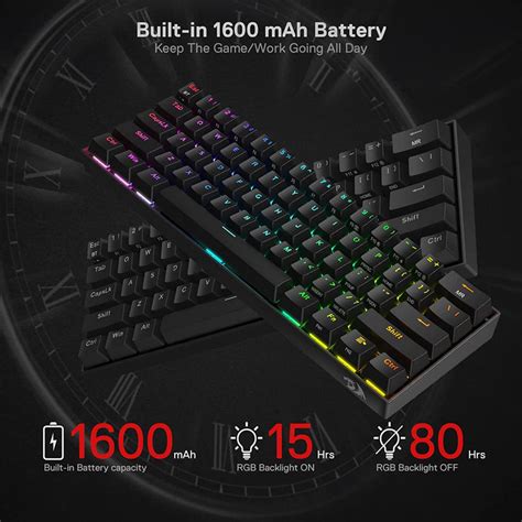 Draconic Pro K530 PRO - 60% Bluetooth+24.Ghz+Wired Mechanical Keyboard ...